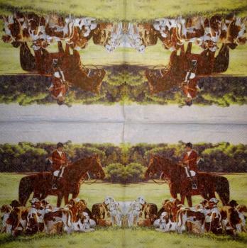 087 Horses - 3-ply (dark) - Kögler